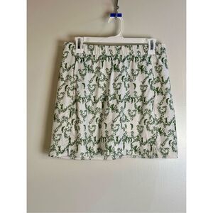 Nike Golf FitDry size S off white/ green golfer print skort
